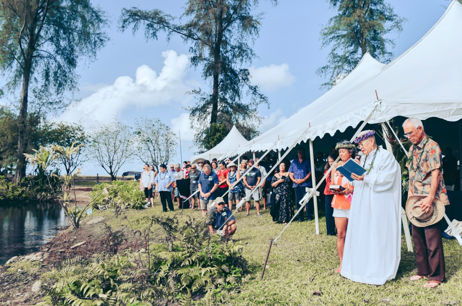<h4>2024 is Waipāʻs 30th birthday. The Trust for Public Land helps facilitate the acquisition of a quarter acre kuleana parcel along Halulu fishpond, securing Waipāʻs perpetual right to `āina. A blessing is held on March 2nd to celebrate the 10 years of work on the acquisition. </h4>